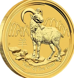 Lunar II Ziege 1/20 Oz Gold 2015