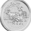 Lunar II - Ziege - 10 Unzen Silber 2015 *