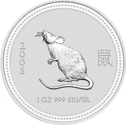 Lunar I - Maus - 1 KG Silber 2008*