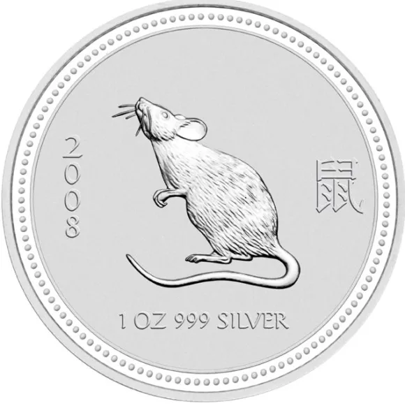 Lunar I - Maus - 1 KG Silber 2008*