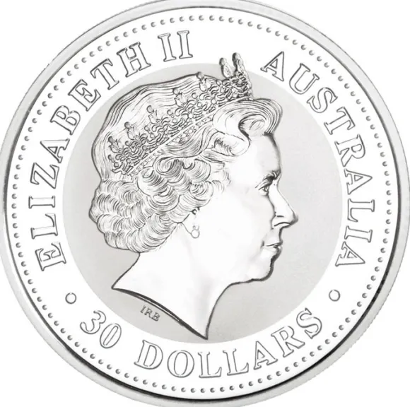 Lunar I - Ochse - 1 KG Silber 2009*
