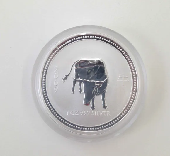 Lunar I - Ochse - 1 Oz Silber 2009*