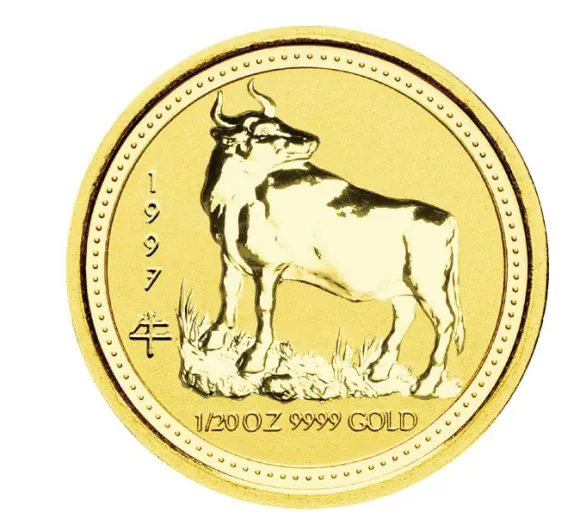 Lunar I Ochse 1/20 Unze Gold 1997