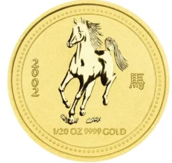 Lunar I Pferd 1/20 Oz Gold 2002