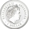 Lunar I - Pferd - 1 Oz Silber 2002*