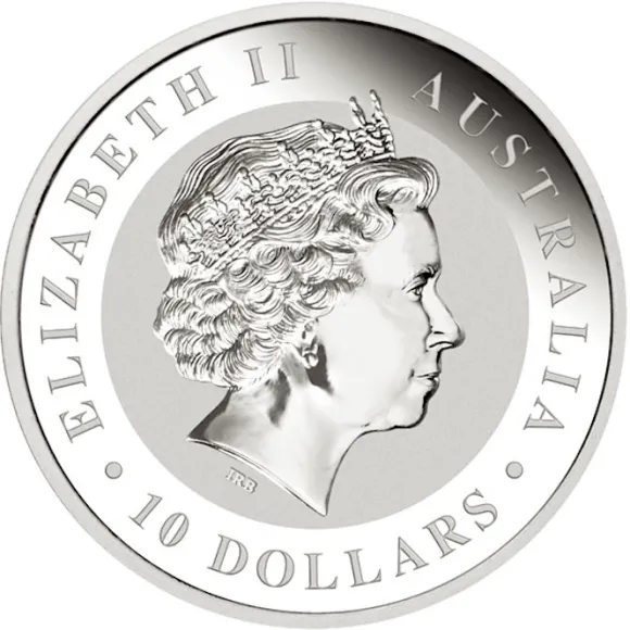 Lunar I Pferd 10 Oz Silber 2002*