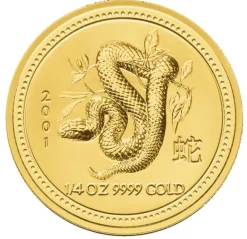 Lunar I Schlange 1/4 Oz Gold 2001