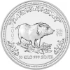 Lunar I Schwein 10 KG Silber 2007*