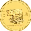 Lunar I Schwein 1/20 Oz Gold 2007