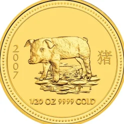 Lunar I Schwein 1/20 Oz Gold 2007