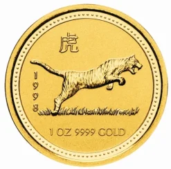 Lunar I - Tiger - 1 Unze Gold 1998