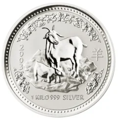 Lunar I - Ziege - 1 KG Silber 2003*