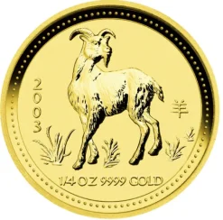 Lunar I Ziege 1/4 Oz Gold 2003