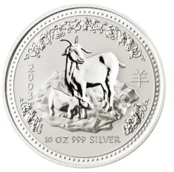 Lunar I Ziege 10 Oz Silber 2003 *
