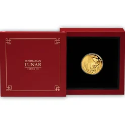 Lunar 3 Maus 1/4 Oz Gold Proof 2020 + Box + COA