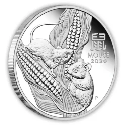 Lunar 3 - Maus - 1 Oz Proof Silber 2020 *