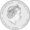 Lunar 2 - Maus - 2 Oz Silber 2008 *