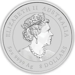 Lunar 3 - Maus - 5 Oz Silber farbig 2020 *