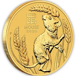 Lunar 3 - Maus - 10 Unzen Gold 2020