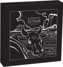 Lunar 3 - Ochse - 1 KG Silber Privy Mark 2021 +Box +Zertifikat*
