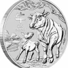 Lunar 3 - Ochse - 1/2 Oz Silber 2021*