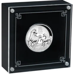 Lunar 3 - Pferd - High Relief 2026 +Box +COA