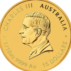 Lunar 3 Pferd 1/10 Oz Gold farbig 2026