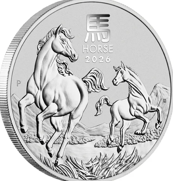 Lunar 3 - Pferd - 5 Oz Silber 2026