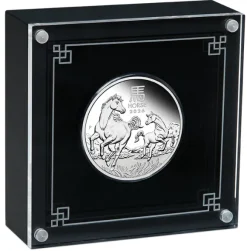 Lunar 3 - Pferd- 1 Oz Silber Proof + Box + COA 2026