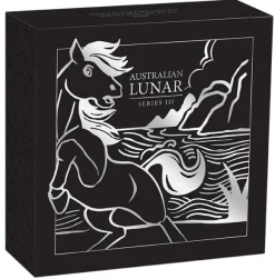 Lunar 3 - Pferd- 1 Oz Silber Proof + Box + COA 2026