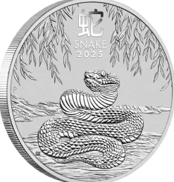 Lunar 3 - Schlange - 2 Oz Silber 2025*