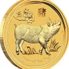 Lunar 2 - Schwein - 1/20 Oz Gold 2019