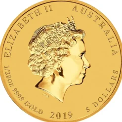 Lunar 2 - Schwein - 1/20 Oz Gold 2019