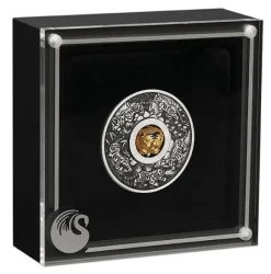 Lunar - Tiger - Rotating 1 Unze Silber 2022 + Box + COA*