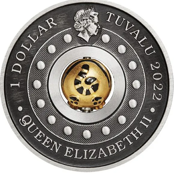 Lunar - Tiger - Rotating 1 Unze Silber 2022 + Box + COA*