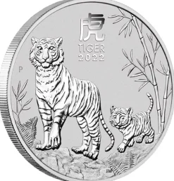 Lunar 3 - Tiger - 1/2 Unze Silber 2022*
