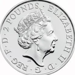 Lunar UK - Pferd - 1 Oz Silber 2014*