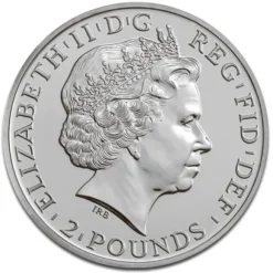 Lunar UK - Ziege - 1 Unze Silber 2015 *