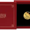 Lunar 3 Ziege 1/10 Oz Gold Proof 2027 +Box +COA