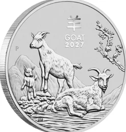 Lunar 3 Ziege 2 Oz Silber 2027