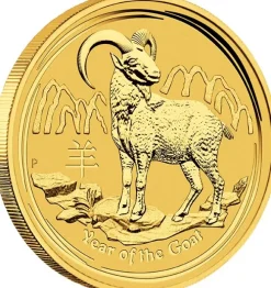 Lunar 2 - Ziege - 2 Unzen Gold 2015