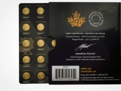 Maple Gram 25 x 1 Gramm Gold 2026 (Maple Leaf)