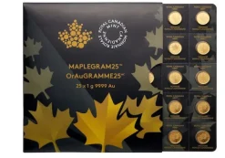 Maple Gram 25 x 1 Gramm Gold 2026 (Maple Leaf)