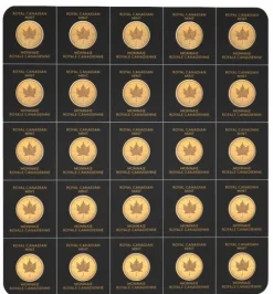 Maple Gram 25 x 1 Gramm Gold 2026 (Maple Leaf)