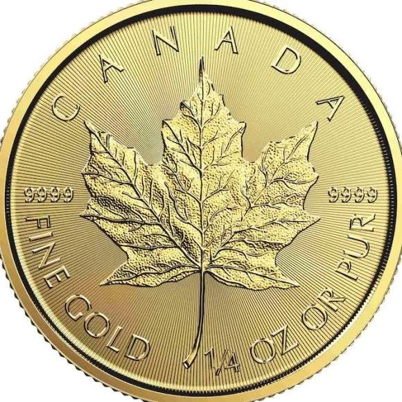 Maple Leaf 1/4 Oz Gold verschiedene Jahrgänge