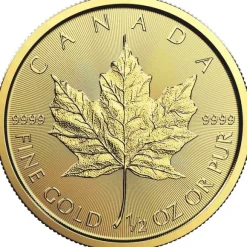 Maple Leaf 1/2 Oz Gold verschiedene Jahrgänge