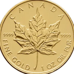 Maple Leaf 1 Unze Gold verschiedene Jahrgänge