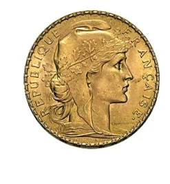 Marianne 20 Francs Goldmünze - Frankreich - 5,81 Gramm Gold