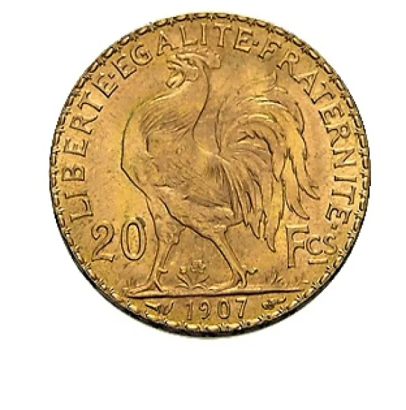 Marianne 20 Francs Goldmünze - Frankreich - 5,81 Gramm Gold