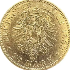 20 Mark Friedrich III Preußen Gold 1888 J.248